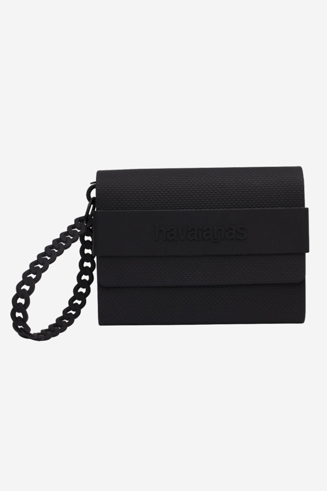 POCHETTE UNISEX NERO CLUTCH NERO HAVAIANAS